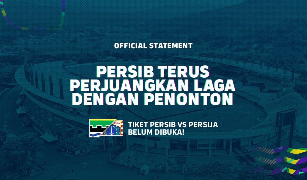 Foto : PERSIB Terus Perjuangkan Laga Dengan Penonton